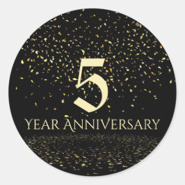 Adesivo Selo de Envelope de 5 anos