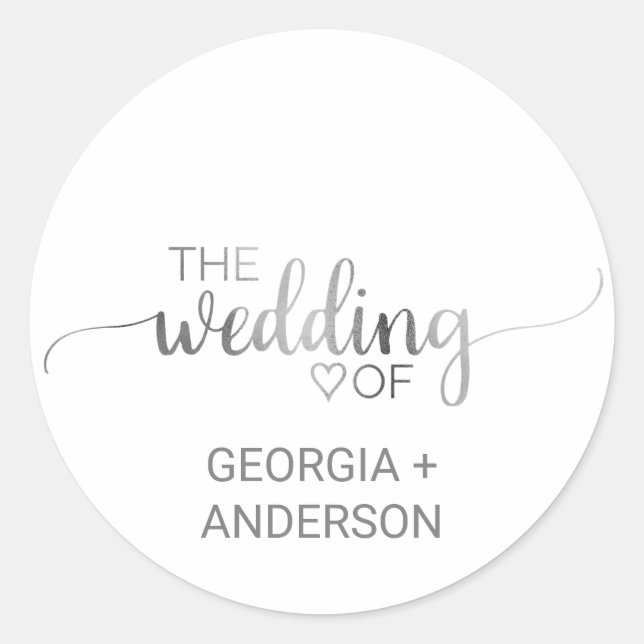 Adesivo Selo de Envelope de Caligrafia Simples (Frente)