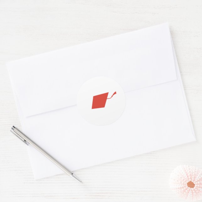 Adesivo Selo de Envelope de Conclusão de Curso com Tampo Ú (Envelope)