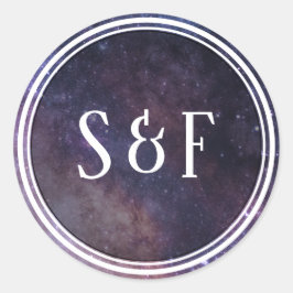 Adesivo Selo de Envelope de Galáxia Universo Exterior