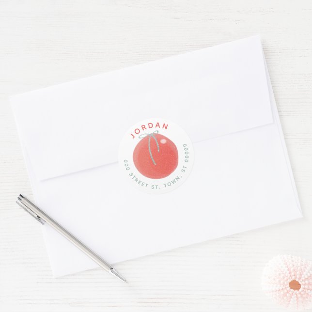 Adesivo Selo de Envelope de Natal Sparkly (Envelope)