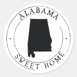 Adesivo Selo de Envelope do Alabama State Sticker