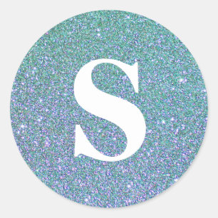 Adesivo Selo de Envelope do Monograma da Lente Elegante