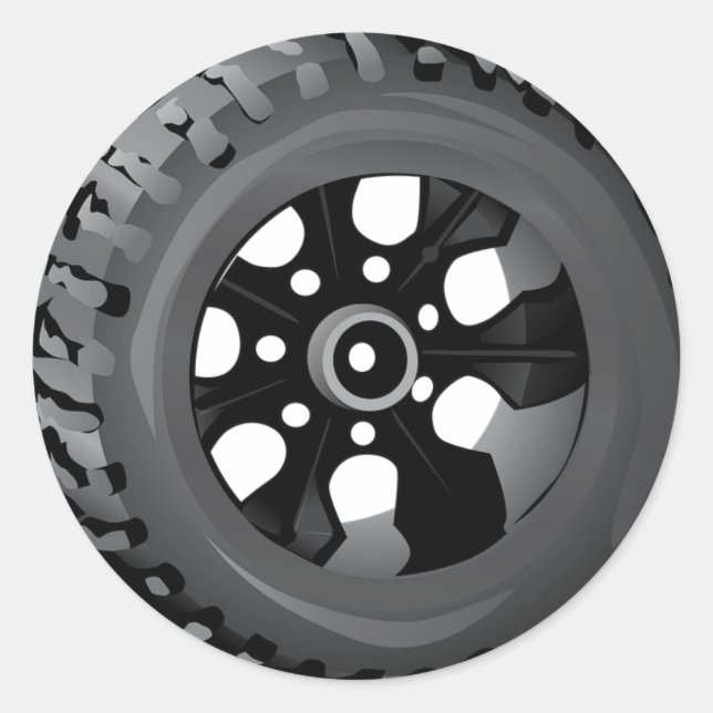 Adesivo Selo de Envelope do Trator Tire (Frente)