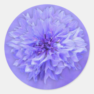 Adesivo Selo de Envelope Floral Lilac