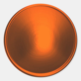 Adesivo Selo de Envelope Laranja