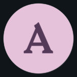 Adesivo Selo de Envelope Monograma Personalizado<br><div class="desc">Isto são monogramas lindamente impressos personalizados que podem ser personalizados para o seu dia especial. Isso é melhor para convites para casamento,  cartões RSVP e outros produtos que combinam com este design.</div>