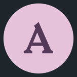 Adesivo Selo de Envelope Monograma Personalizado<br><div class="desc">Isto são monogramas lindamente impressos personalizados que podem ser personalizados para o seu dia especial. Isso é melhor para convites para casamento,  cartões RSVP e outros produtos que combinam com este design.</div>