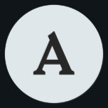 Adesivo Selo de Envelope Monograma Personalizado<br><div class="desc">Isto são monogramas lindamente impressos personalizados que podem ser personalizados para o seu dia especial. Isso é melhor para convites para casamento,  cartões RSVP e outros produtos que combinam com este design.</div>