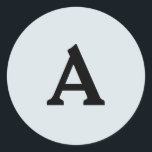 Adesivo Selo de Envelope Monograma Personalizado<br><div class="desc">Isto são monogramas lindamente impressos personalizados que podem ser personalizados para o seu dia especial. Isso é melhor para convites para casamento,  cartões RSVP e outros produtos que combinam com este design.</div>