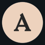 Adesivo Selo de Envelope Monograma Personalizado<br><div class="desc">Isto são monogramas lindamente impressos personalizados que podem ser personalizados para o seu dia especial. Isso é melhor para convites para casamento,  cartões RSVP e outros produtos que combinam com este design.</div>