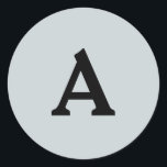 Adesivo Selo de Envelope Monograma Personalizado<br><div class="desc">Isto são monogramas lindamente impressos personalizados que podem ser personalizados para o seu dia especial. Isso é melhor para convites para casamento,  cartões RSVP e outros produtos que combinam com este design.</div>