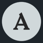 Adesivo Selo de Envelope Monograma Personalizado<br><div class="desc">Isto são monogramas lindamente impressos personalizados que podem ser personalizados para o seu dia especial. Isso é melhor para convites para casamento,  cartões RSVP e outros produtos que combinam com este design.</div>