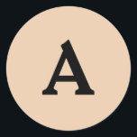 Adesivo Selo de Envelope Monograma Personalizado<br><div class="desc">Isto são monogramas lindamente impressos personalizados que podem ser personalizados para o seu dia especial. Isso é melhor para convites para casamento,  cartões RSVP e outros produtos que combinam com este design.</div>