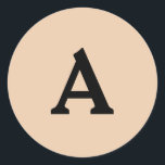 Adesivo Selo de Envelope Monograma Personalizado<br><div class="desc">Isto são monogramas lindamente impressos personalizados que podem ser personalizados para o seu dia especial. Isso é melhor para convites para casamento,  cartões RSVP e outros produtos que combinam com este design.</div>