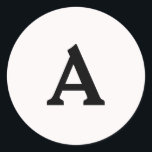 Adesivo Selo de Envelope Monograma Personalizado<br><div class="desc">Isto são monogramas lindamente impressos personalizados que podem ser personalizados para o seu dia especial. Isso é melhor para convites para casamento,  cartões RSVP e outros produtos que combinam com este design.</div>