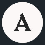 Adesivo Selo de Envelope Monograma Personalizado<br><div class="desc">Isto são monogramas lindamente impressos personalizados que podem ser personalizados para o seu dia especial. Isso é melhor para convites para casamento,  cartões RSVP e outros produtos que combinam com este design.</div>