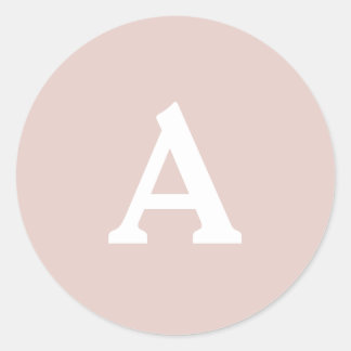 Adesivo Selo de Envelope Monograma Personalizado