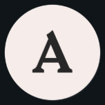 Adesivo Selo de Envelope Monograma Personalizado<br><div class="desc">Isto são monogramas lindamente impressos personalizados que podem ser personalizados para o seu dia especial. Isso é melhor para convites para casamento,  cartões RSVP e outros produtos que combinam com este design.</div>