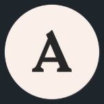 Adesivo Selo de Envelope Monograma Personalizado<br><div class="desc">Isto são monogramas lindamente impressos personalizados que podem ser personalizados para o seu dia especial. Isso é melhor para convites para casamento,  cartões RSVP e outros produtos que combinam com este design.</div>