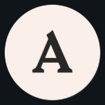 Adesivo Selo de Envelope Monograma Personalizado<br><div class="desc">Isto são monogramas lindamente impressos personalizados que podem ser personalizados para o seu dia especial. Isso é melhor para convites para casamento, cartões RSVP e outros produtos que combinam com este design.</div>