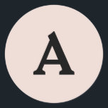 Adesivo Selo de Envelope Monograma Personalizado<br><div class="desc">Isto são monogramas lindamente impressos personalizados que podem ser personalizados para o seu dia especial. Isso é melhor para convites para casamento,  cartões RSVP e outros produtos que combinam com este design.</div>