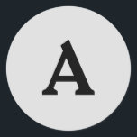 Adesivo Selo de Envelope Monograma Personalizado<br><div class="desc">Isto são monogramas lindamente impressos personalizados que podem ser personalizados para o seu dia especial. Isso é melhor para convites para casamento,  cartões RSVP e outros produtos que combinam com este design.</div>