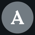 Adesivo Selo de Envelope Monograma Personalizado<br><div class="desc">Isto são monogramas lindamente impressos personalizados que podem ser personalizados para o seu dia especial. Isso é melhor para convites para casamento,  cartões RSVP e outros produtos que combinam com este design.</div>