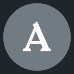 Adesivo Selo de Envelope Monograma Personalizado<br><div class="desc">Isto são monogramas lindamente impressos personalizados que podem ser personalizados para o seu dia especial. Isso é melhor para convites para casamento,  cartões RSVP e outros produtos que combinam com este design.</div>