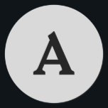 Adesivo Selo de Envelope Monograma Personalizado<br><div class="desc">Isto são monogramas lindamente impressos personalizados que podem ser personalizados para o seu dia especial. Isso é melhor para convites para casamento,  cartões RSVP e outros produtos que combinam com este design.</div>