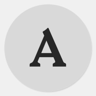 Adesivo Selo de Envelope Monograma Personalizado