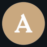 Adesivo Selo de Envelope Monograma Personalizado<br><div class="desc">Isto são monogramas lindamente impressos personalizados que podem ser personalizados para o seu dia especial. Isso é melhor para convites para casamento,  cartões RSVP e outros produtos que combinam com este design.</div>