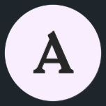 Adesivo Selo de Envelope Monograma Personalizado<br><div class="desc">Isto são monogramas lindamente impressos personalizados que podem ser personalizados para o seu dia especial. Isso é melhor para convites para casamento,  cartões RSVP e outros produtos que combinam com este design.</div>