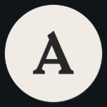 Adesivo Selo de Envelope Monograma Personalizado<br><div class="desc">Isto são monogramas lindamente impressos personalizados que podem ser personalizados para o seu dia especial. Isso é melhor para convites para casamento,  cartões RSVP e outros produtos que combinam com este design.</div>