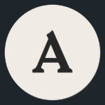 Adesivo Selo de Envelope Monograma Personalizado<br><div class="desc">Isto são monogramas lindamente impressos personalizados que podem ser personalizados para o seu dia especial. Isso é melhor para convites para casamento,  cartões RSVP e outros produtos que combinam com este design.</div>