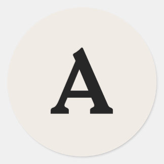 Adesivo Selo de Envelope Monograma Personalizado