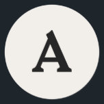 Adesivo Selo de Envelope Monograma Personalizado<br><div class="desc">Isto são monogramas lindamente impressos personalizados que podem ser personalizados para o seu dia especial. Isso é melhor para convites para casamento,  cartões RSVP e outros produtos que combinam com este design.</div>