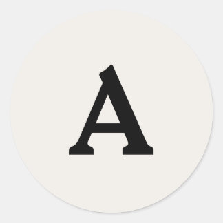 Adesivo Selo de Envelope Monograma Personalizado