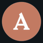 Adesivo Selo de Envelope Monograma Personalizado<br><div class="desc">Isto são monogramas lindamente impressos personalizados que podem ser personalizados para o seu dia especial. Isso é melhor para convites para casamento,  cartões RSVP e outros produtos que combinam com este design.</div>