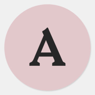 Adesivo Selo de Envelope Monograma Personalizado