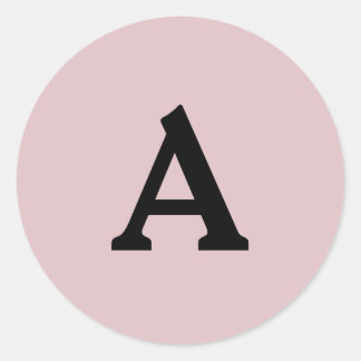 Adesivo Selo de Envelope Monograma Personalizado