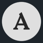 Adesivo Selo de Envelope Monograma Personalizado<br><div class="desc">Isto são monogramas lindamente impressos personalizados que podem ser personalizados para o seu dia especial. Isso é melhor para convites para casamento,  cartões RSVP e outros produtos que combinam com este design.</div>