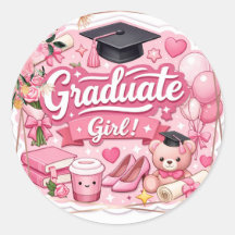 Selo de envelope para festa de formatura com flore