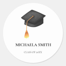 Adesivo Selo de Envelope Preto Simples