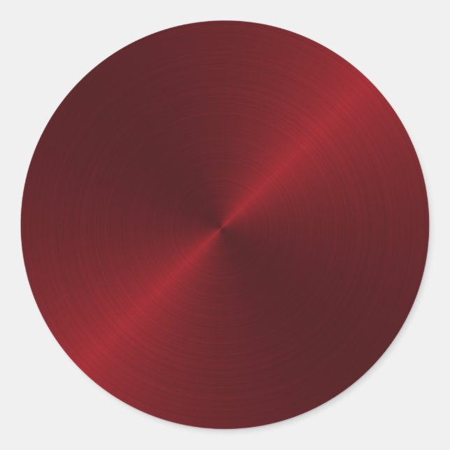 Adesivo Selo de Envelope Red Sheen (Frente)