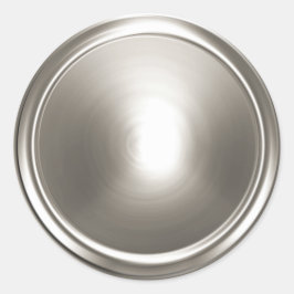 Adesivo Selo de Envelope Silver Shiny