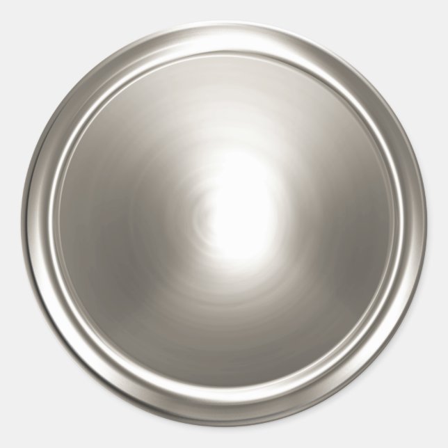 Adesivo Selo de Envelope Silver Shiny (Frente)