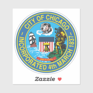 Adesivo Selo de excelente de Chicago