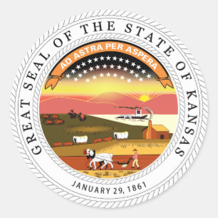 Adesivo Selo de Excelente do Estado do Arkansas