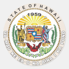 Adesivo Selo de Excelente do Havaí